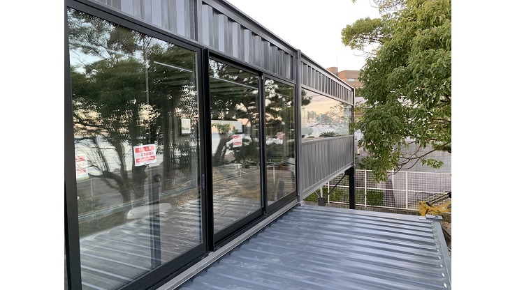 INSTACUBEのコンテナハウス施工事例
